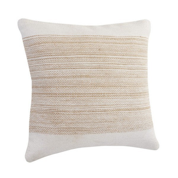 LR Home Reed Pillow — Natural / White
