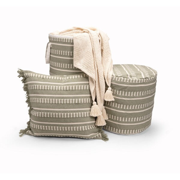 LR Home Atlantis Pillow — Green
