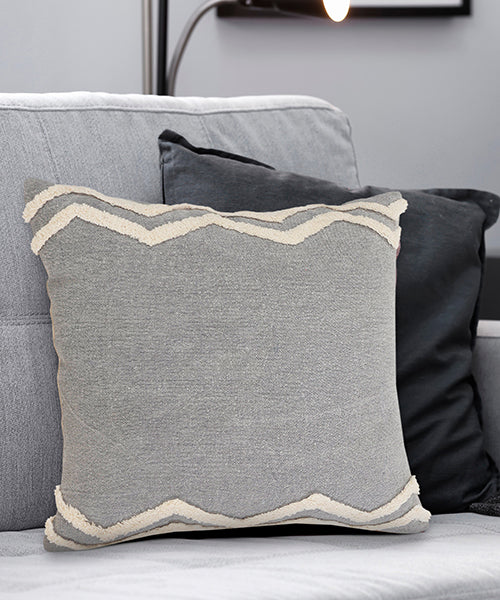 LR Home Rory Pillow — Frost / Gray