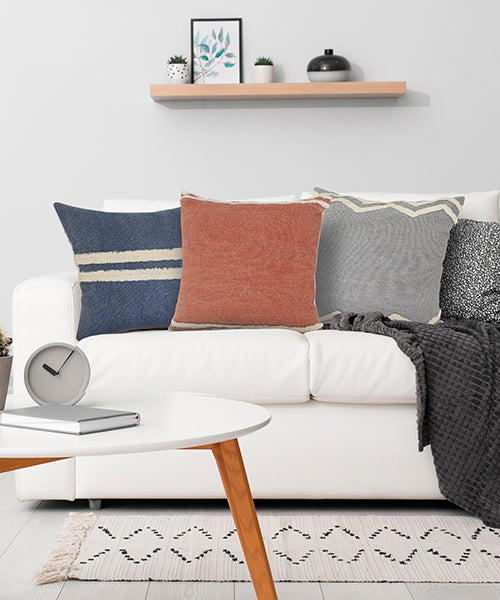 LR Home Rory Pillow — Frost / Gray