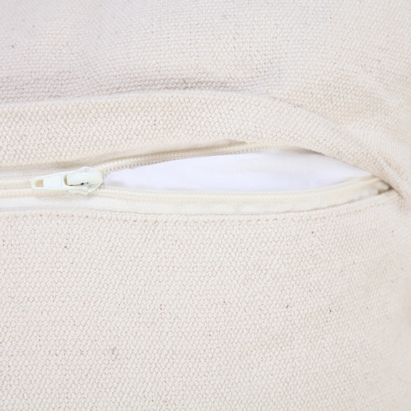 LR Home Pompadour Pillow — Natural / Black