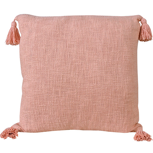 LR Home Insignia Pillow — Coral Pink