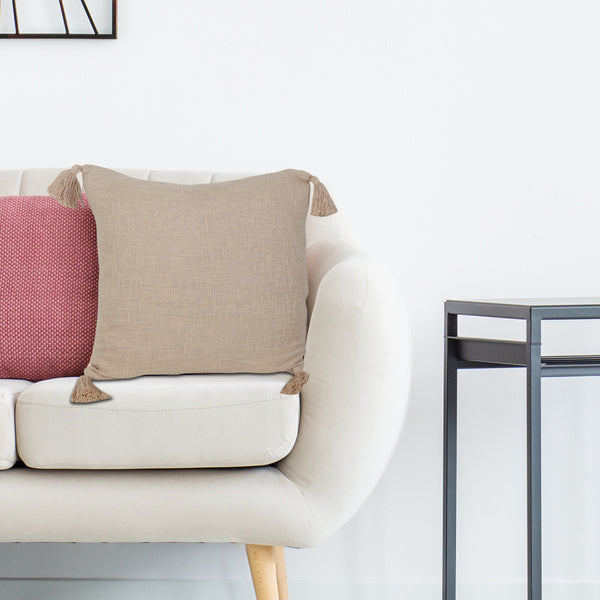 LR Home Insignia Pillow — Frappe
