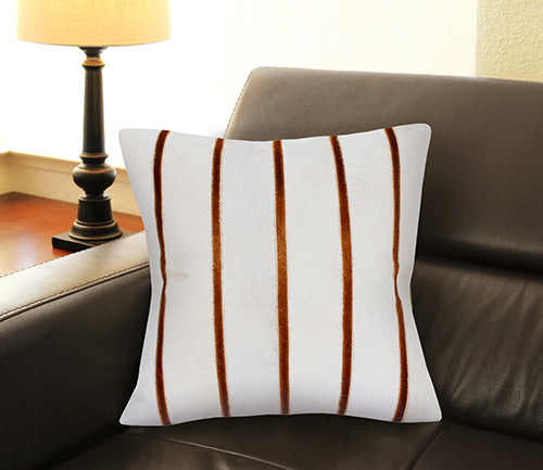 LR Home Austin Pillow — Ivory / Brown