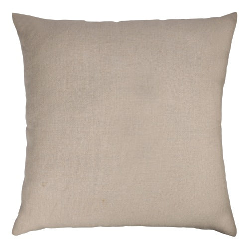 LR Home Linen & Silk Pillow — Natural / Cream