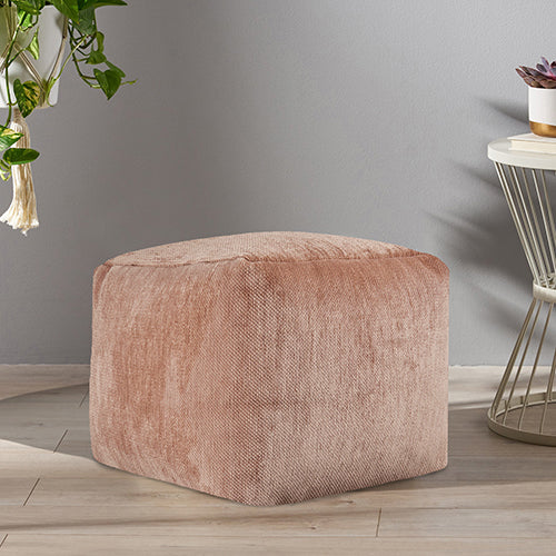 LR Home Taj Pouf — Beige