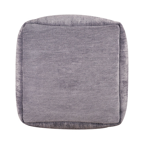 LR Home Taj Pouf — Frost / Gray