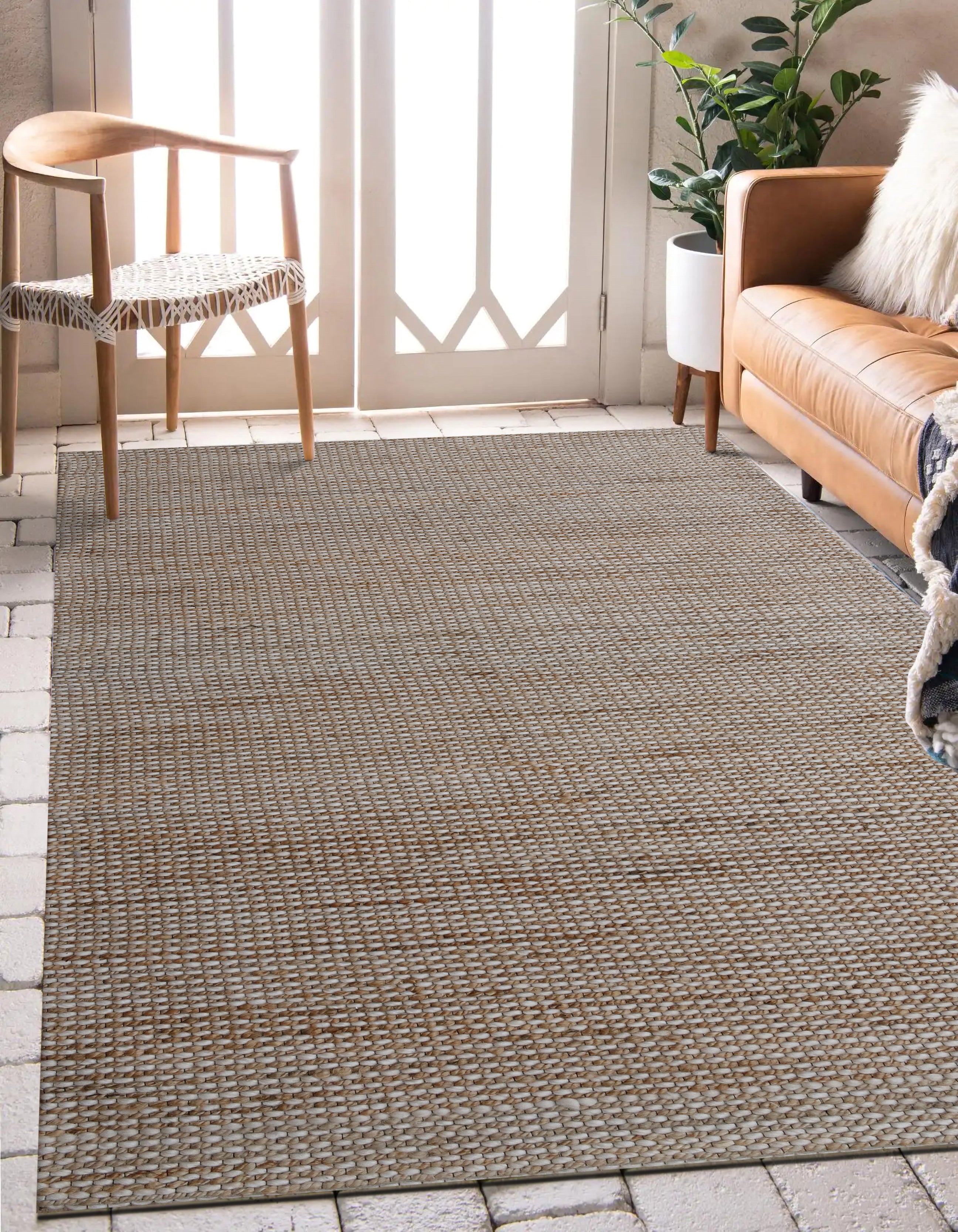 LR Home Rondane Rug — Beige / Natural