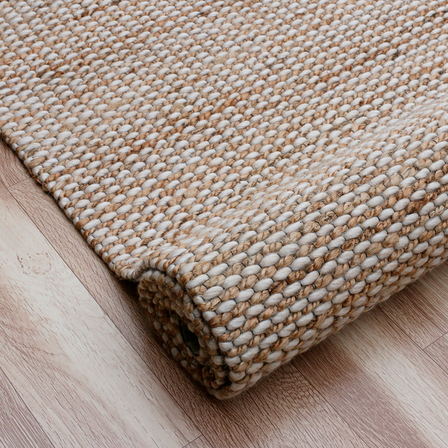 LR Home Rondane Rug — Beige / Natural