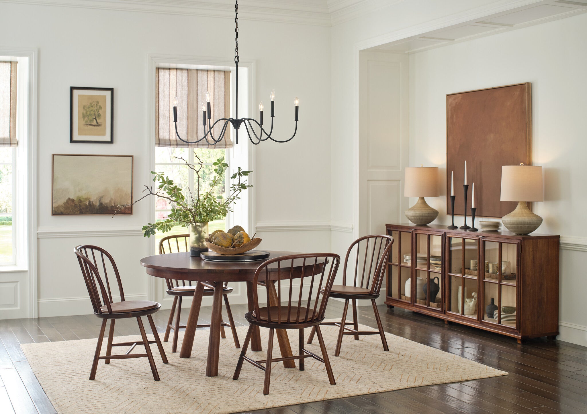 Hudson Valley 54-inch Round Dining Table