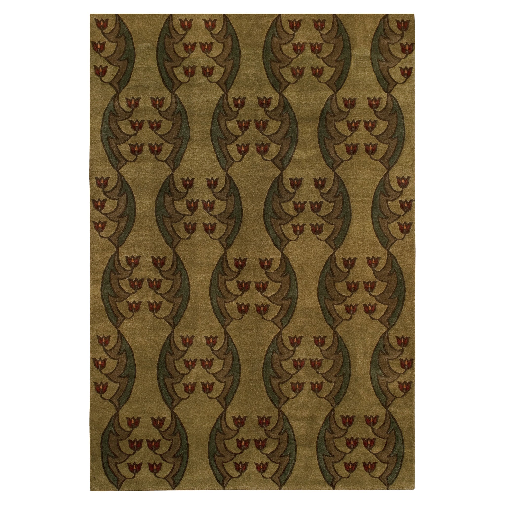 Light Tulip Fest Rug - RU-1030-10X14