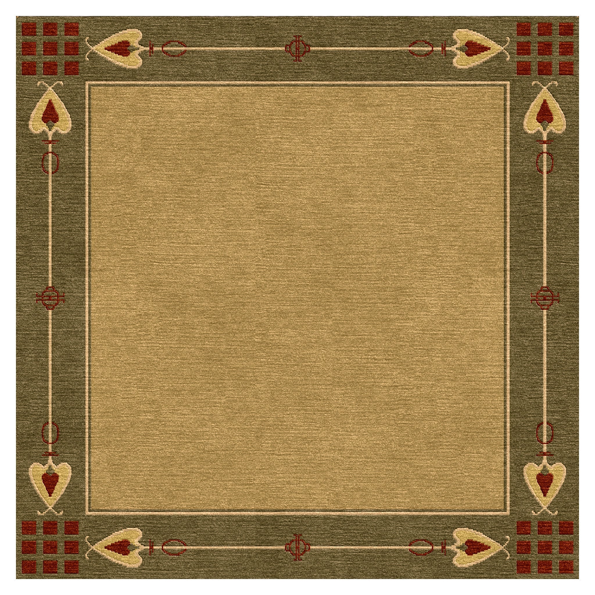 Highland Park Rug - Green - RU-1170-10X14
