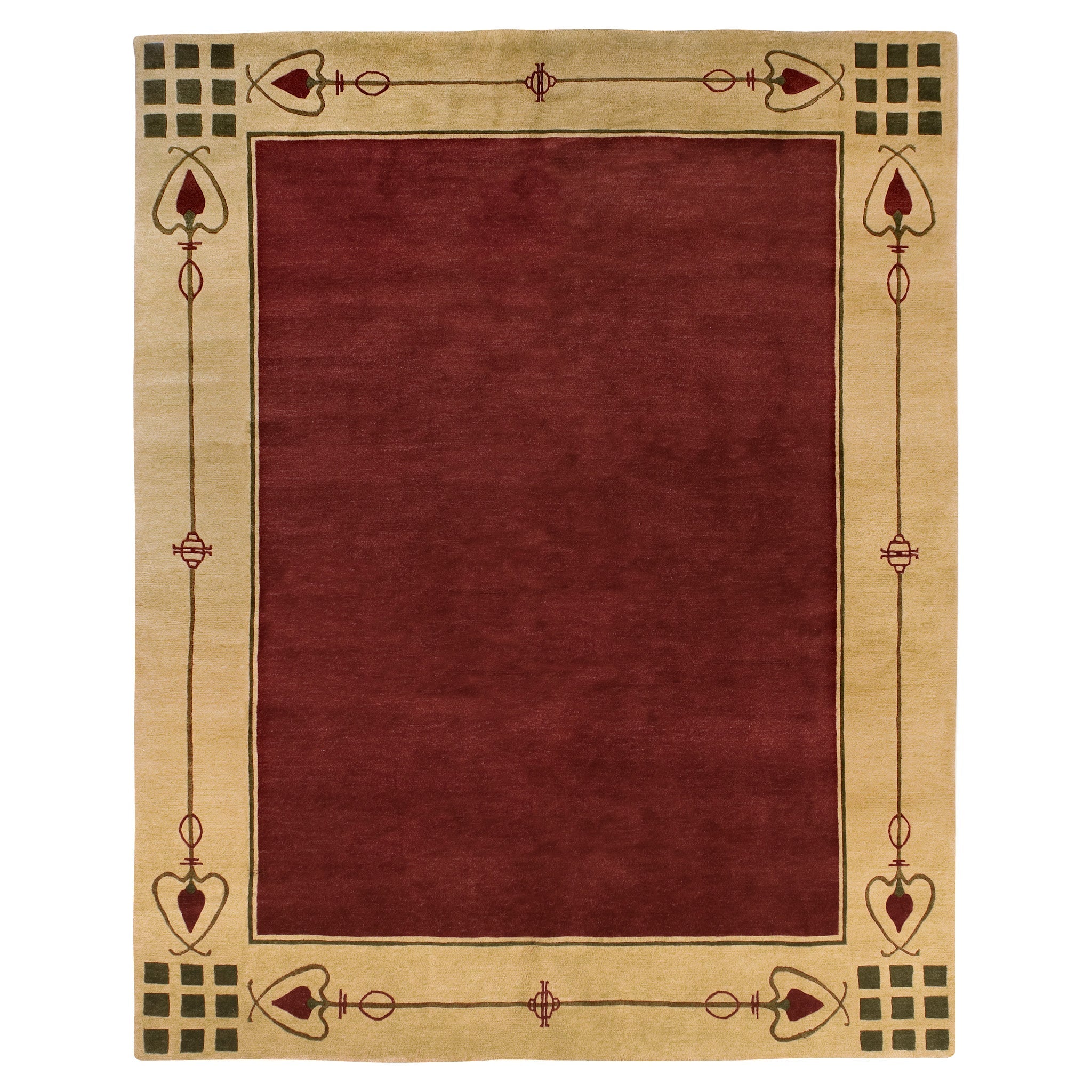 Highland Park Rug - Red - RU-1180-10X14