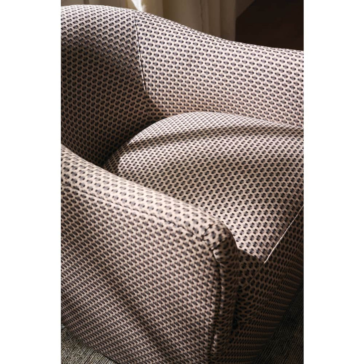 Rowe Furniture Rue Swivel Chair — Bark - Textured Weave