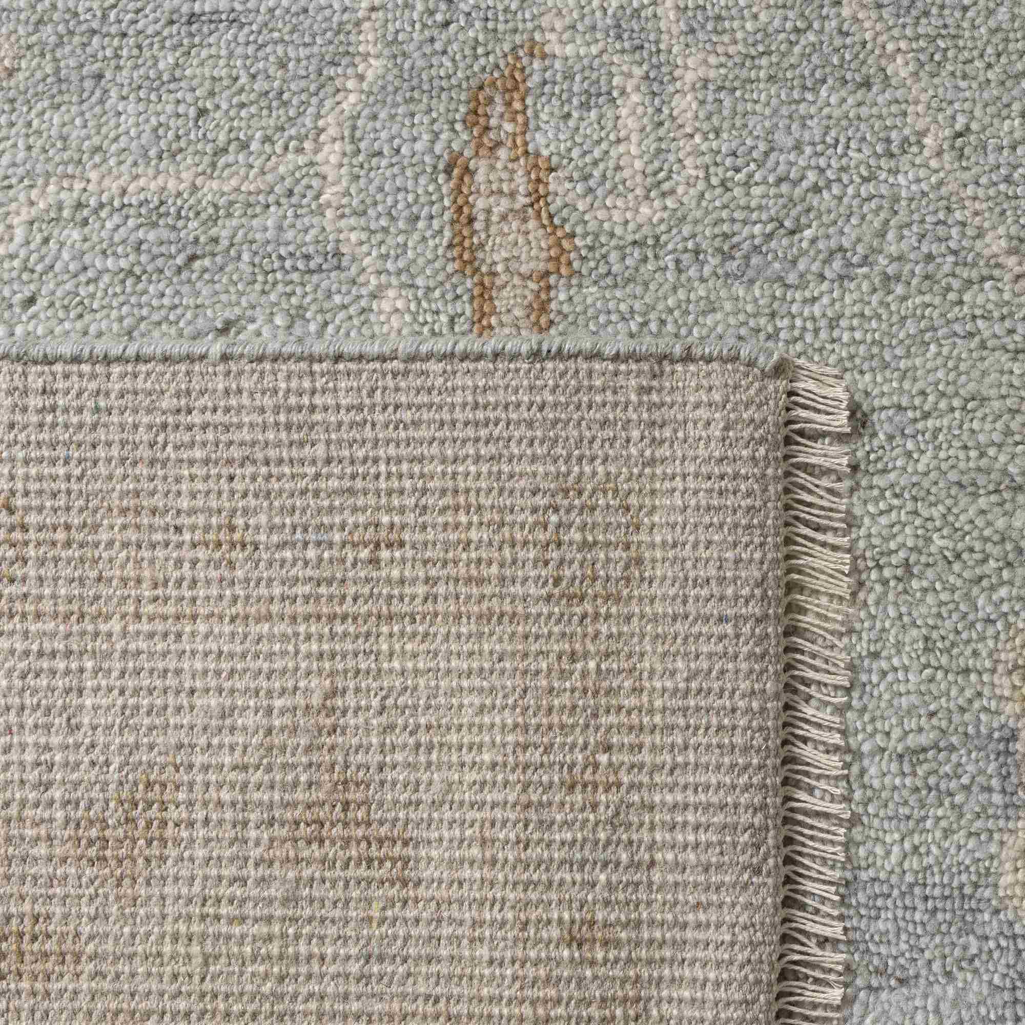 LR Home Senneh Rug — Blue / Ivory