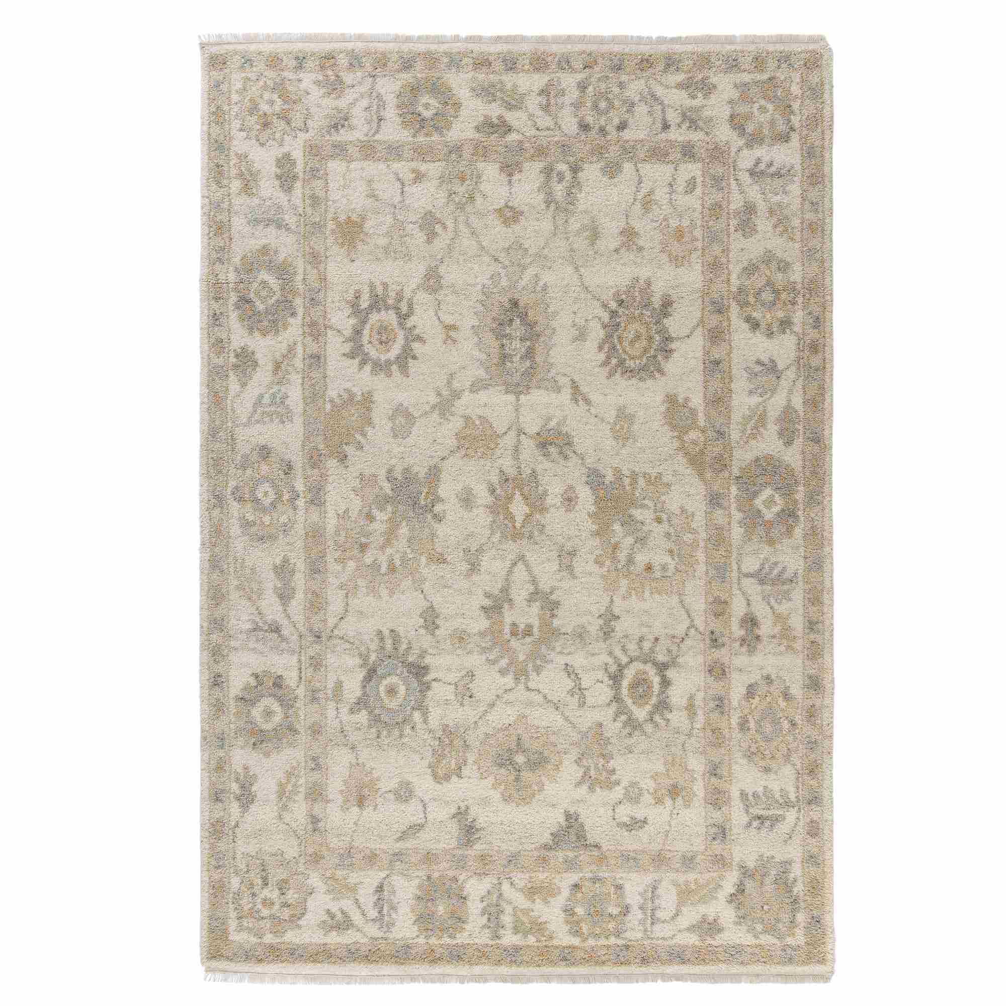 LR Home Senneh Rug — IVORY / MULTI