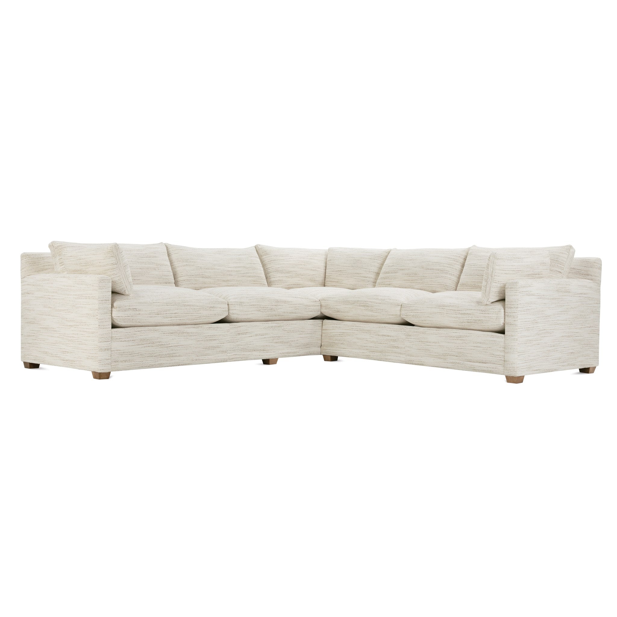 Rowe Furniture Sylvie 2-Piece Sectional — Bone White