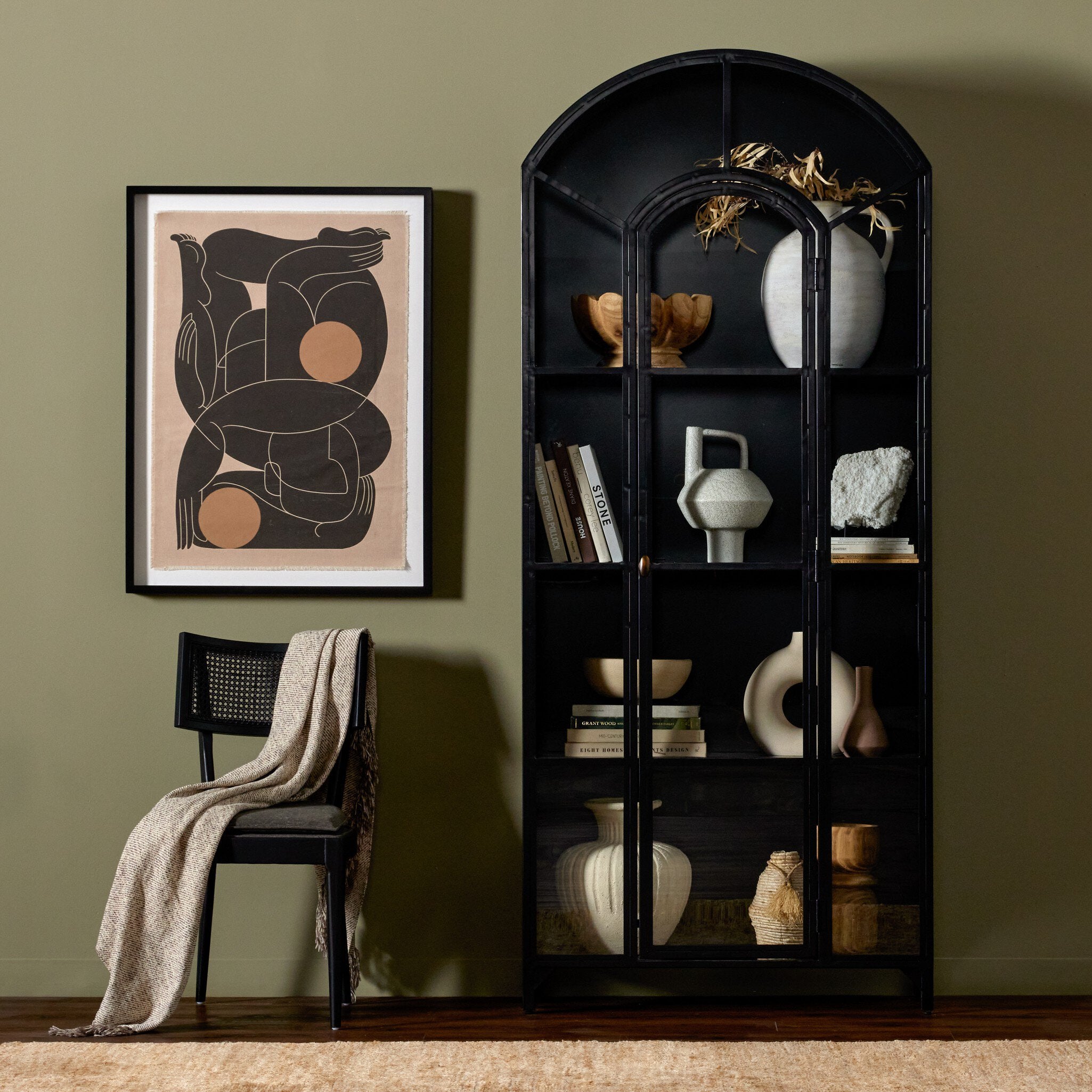 Four Hands Belmont Cabinet — Black