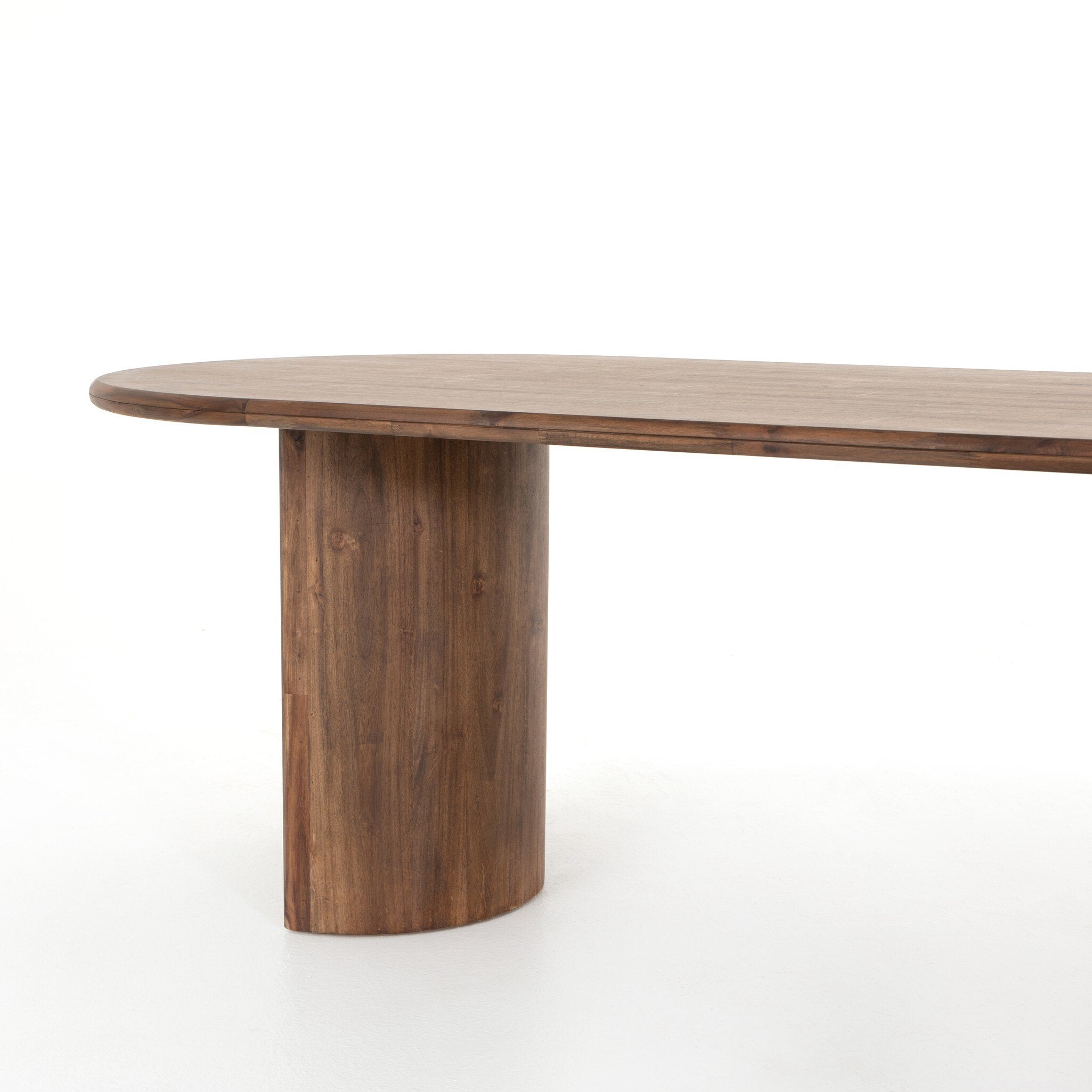 Four Hands Paden Dining Table — Seasoned Brown Acacia-Seasoned Brown Acacia Solid