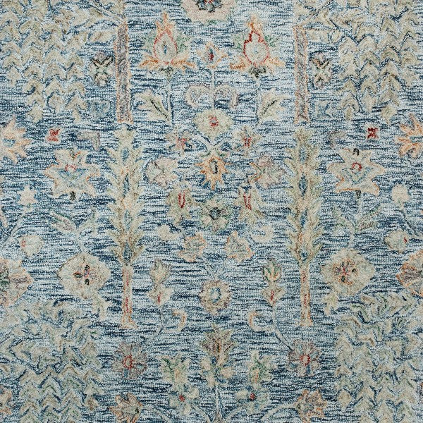 LR Home Vintage Rug — SLATE BLUE