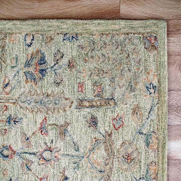 LR Home Vintage Rug — Sage