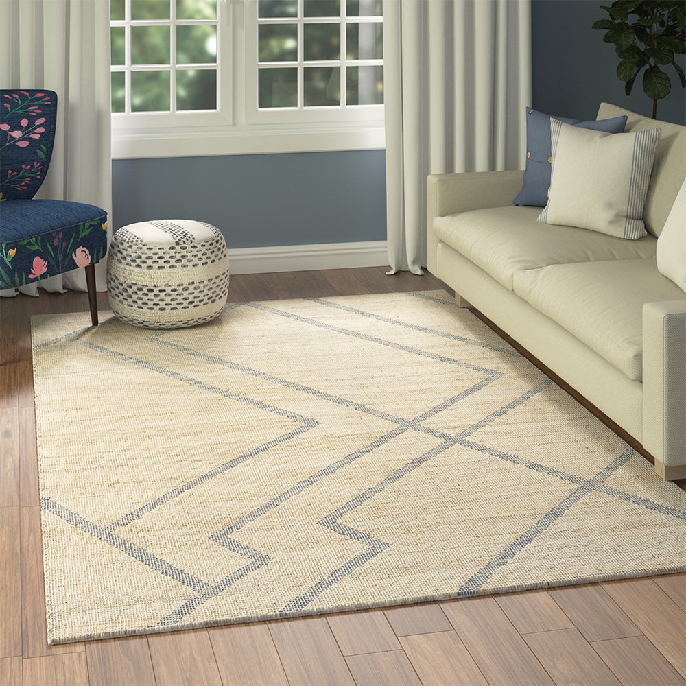 LR Home Vintage Rug — Blue