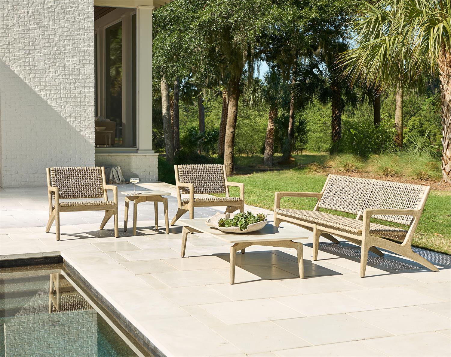 Bernhardt Aurora Outdoor Side Table