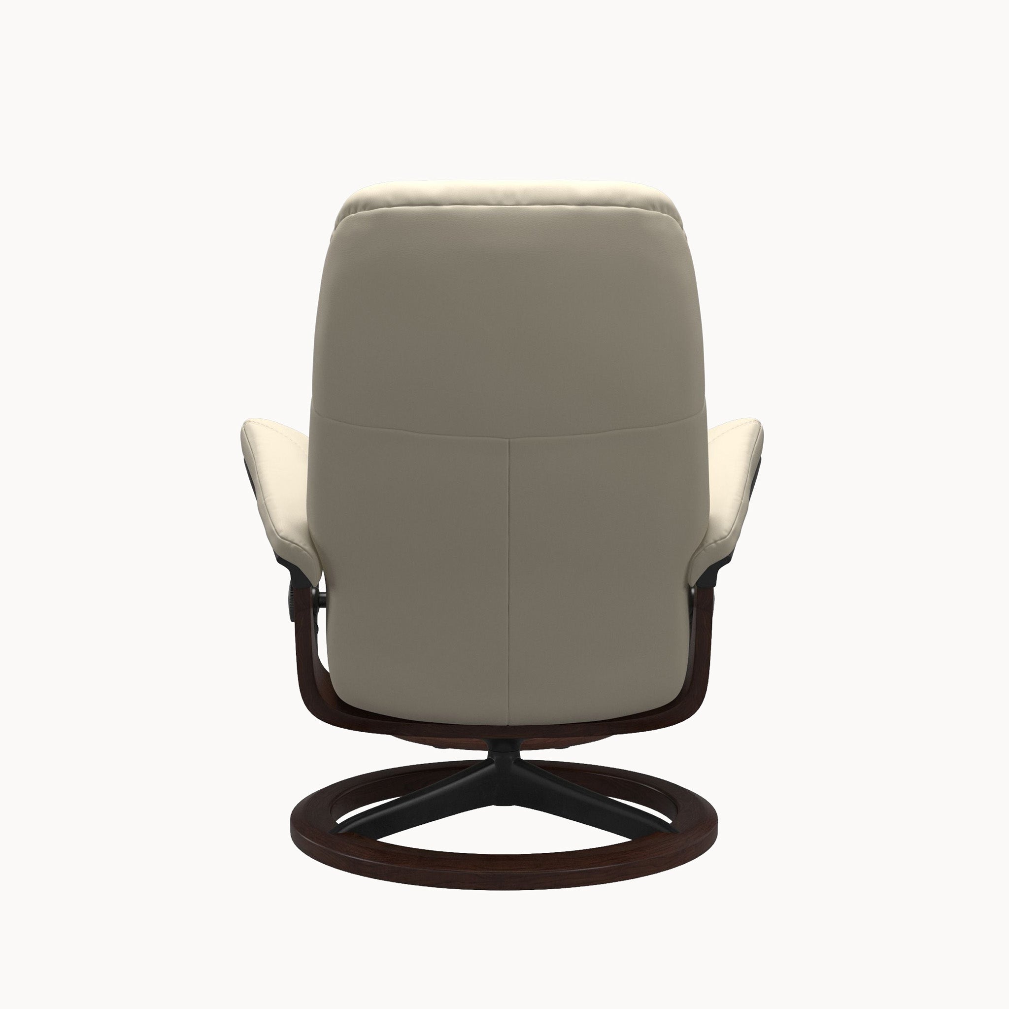 Stressless Consul Classic Base Chair & Ottoman - Batick Cream