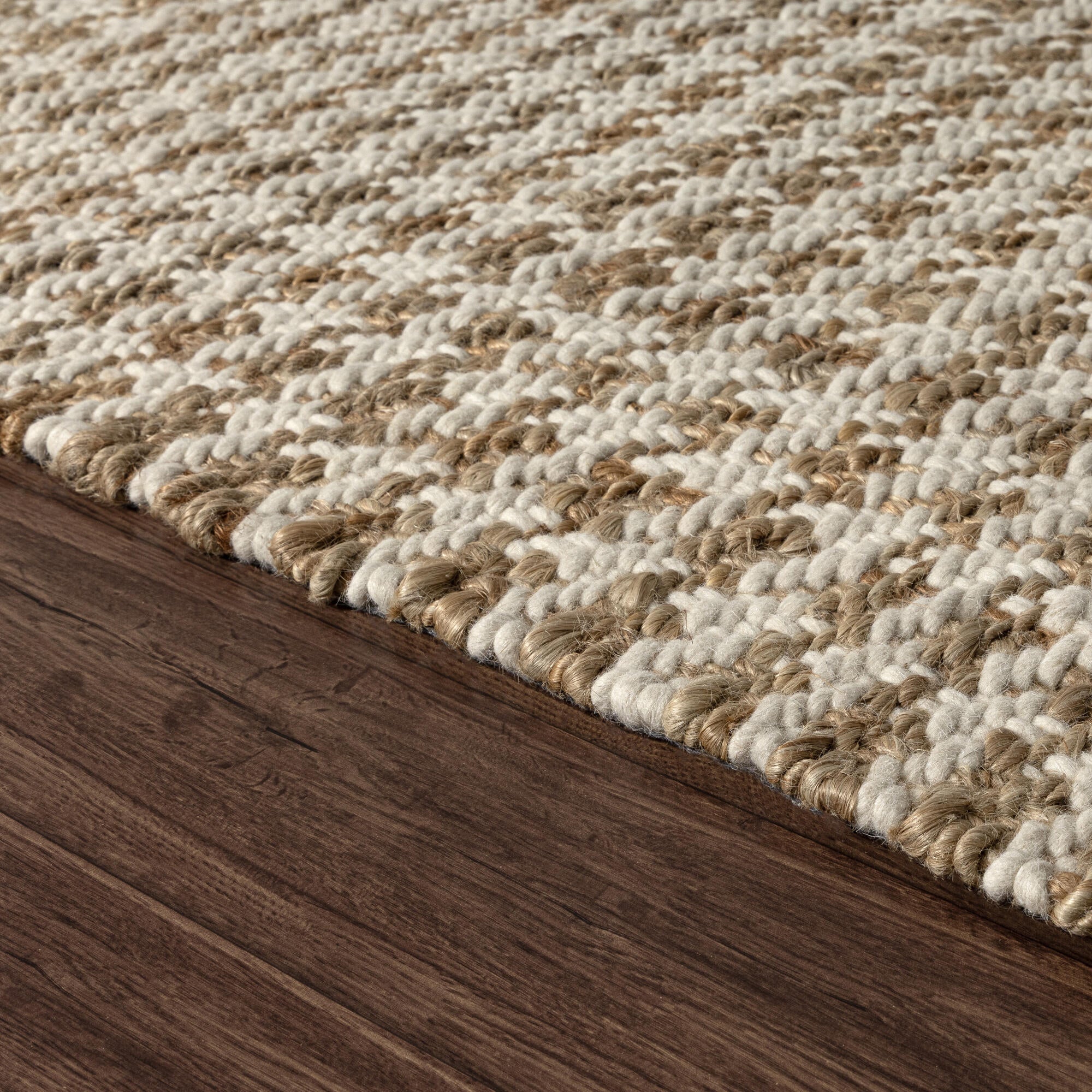 LR Home Coralis Rug — Natural / Ivory