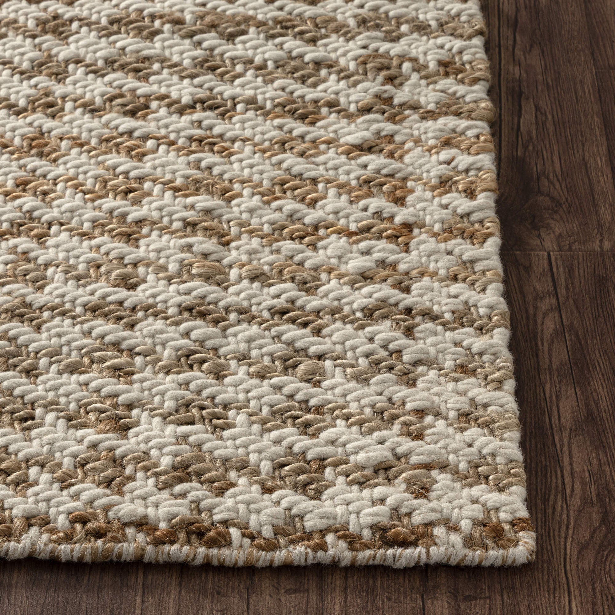 LR Home Coralis Rug — Natural / Ivory