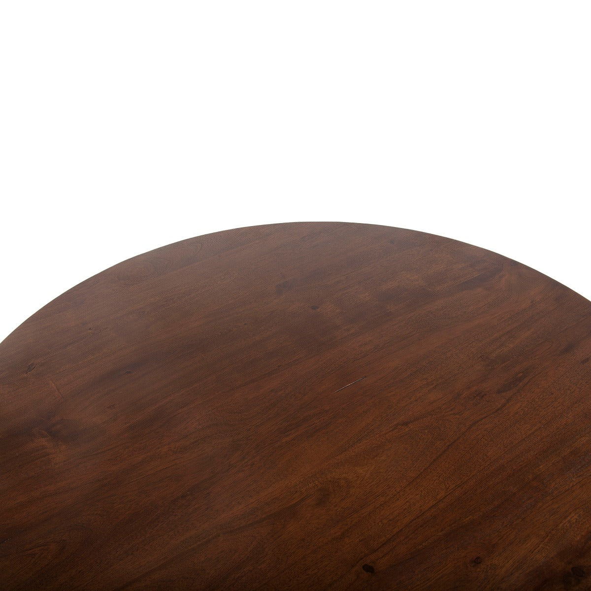 Home Trends & Design Industrial Modern 40" Round Adjustable Table — Walnut