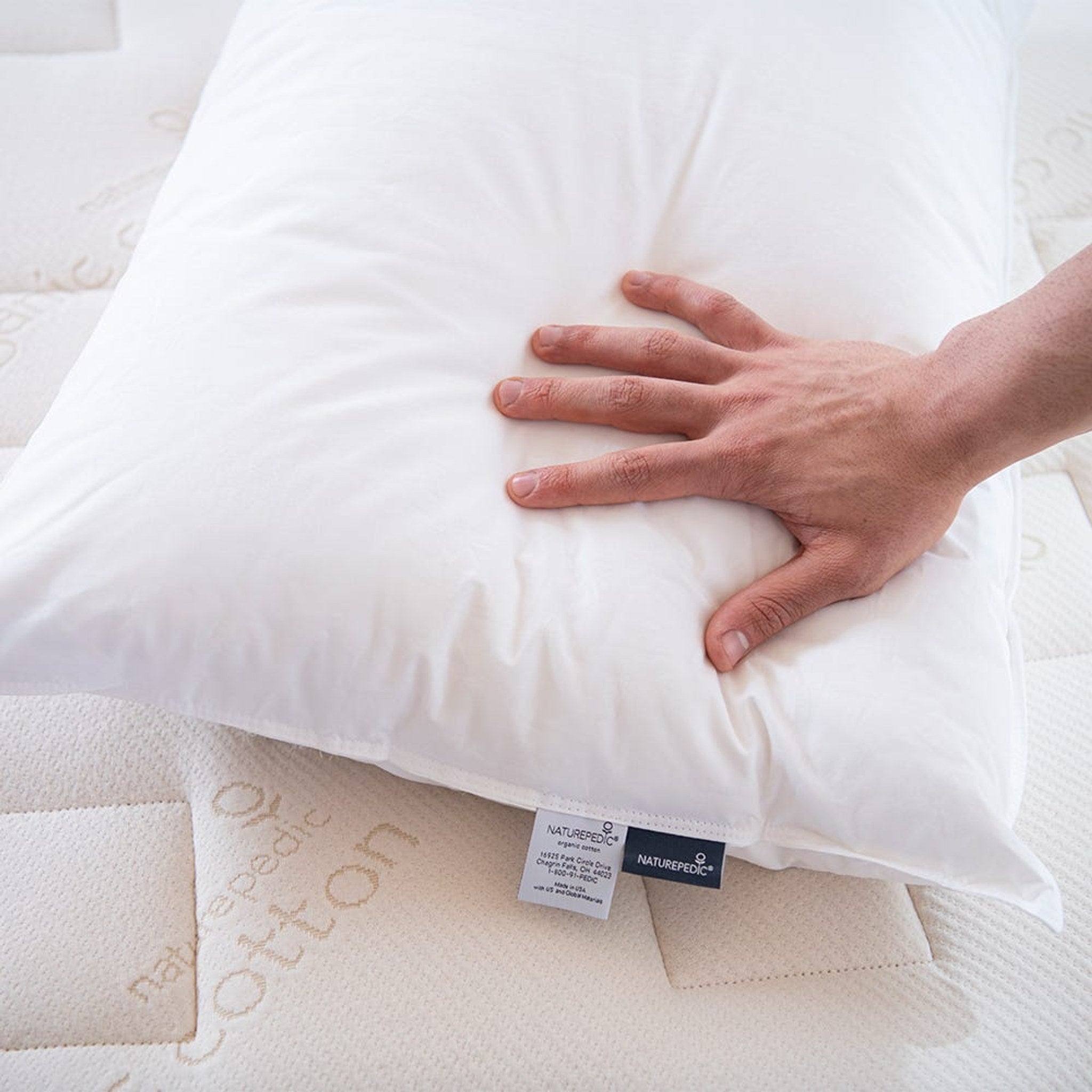 Naturepedic Organic Cotton & Down Pillow