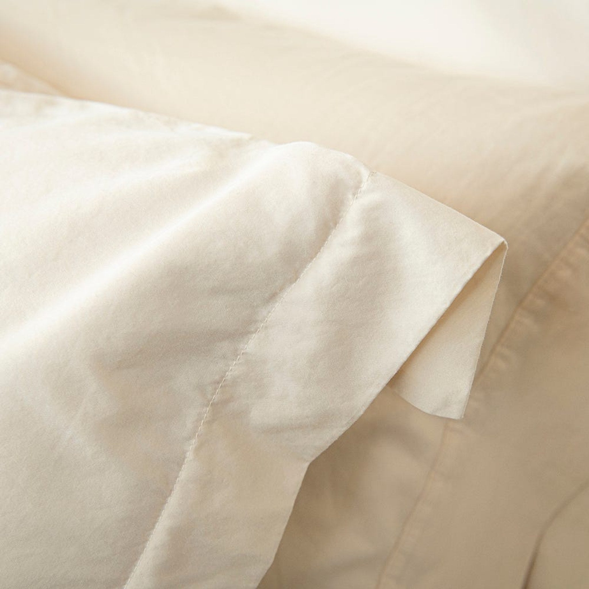 Naturepedic Organic Cotton Sateen Duvet Cover & Shams Set