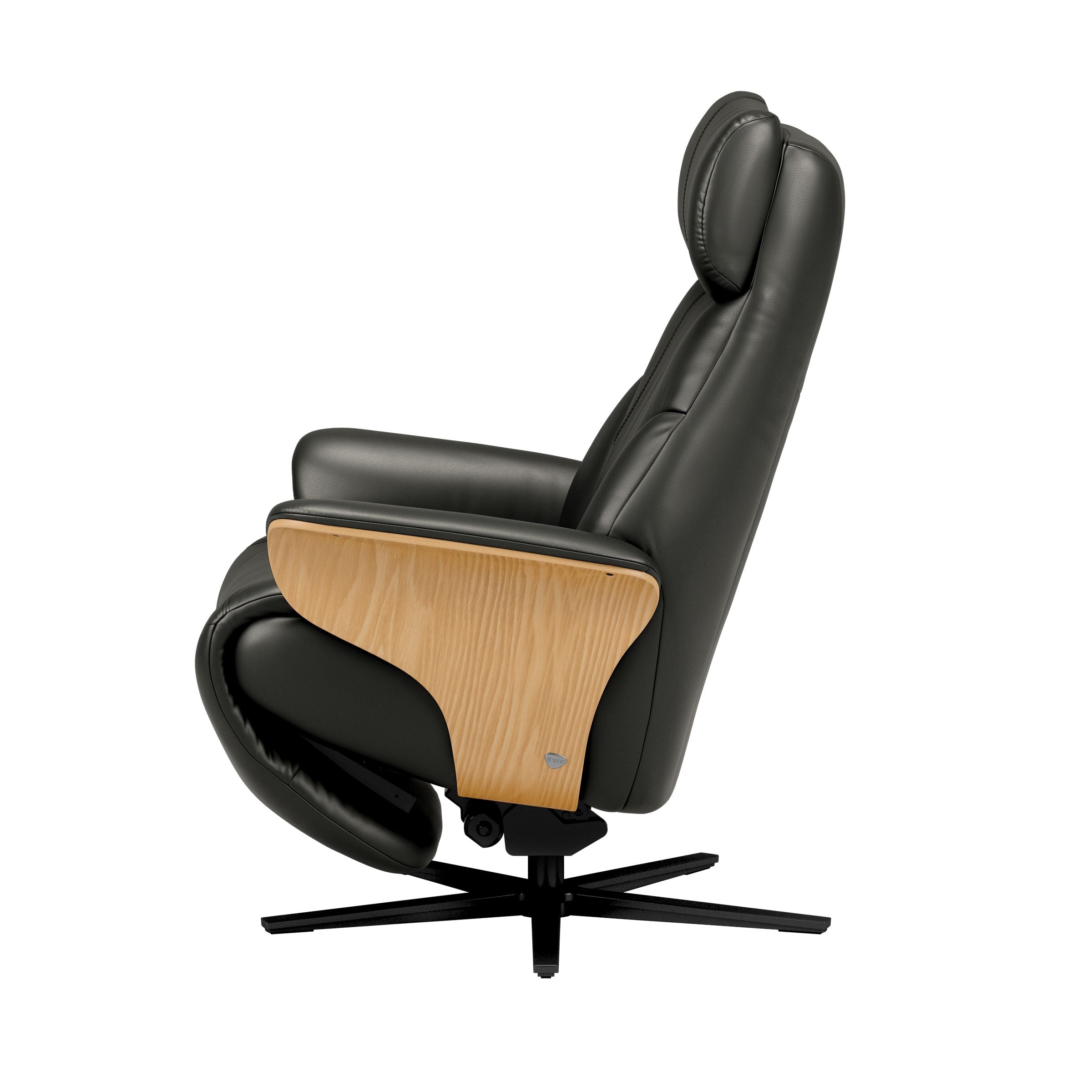 Stressless Adam Disc Base Recliner — Paloma Black