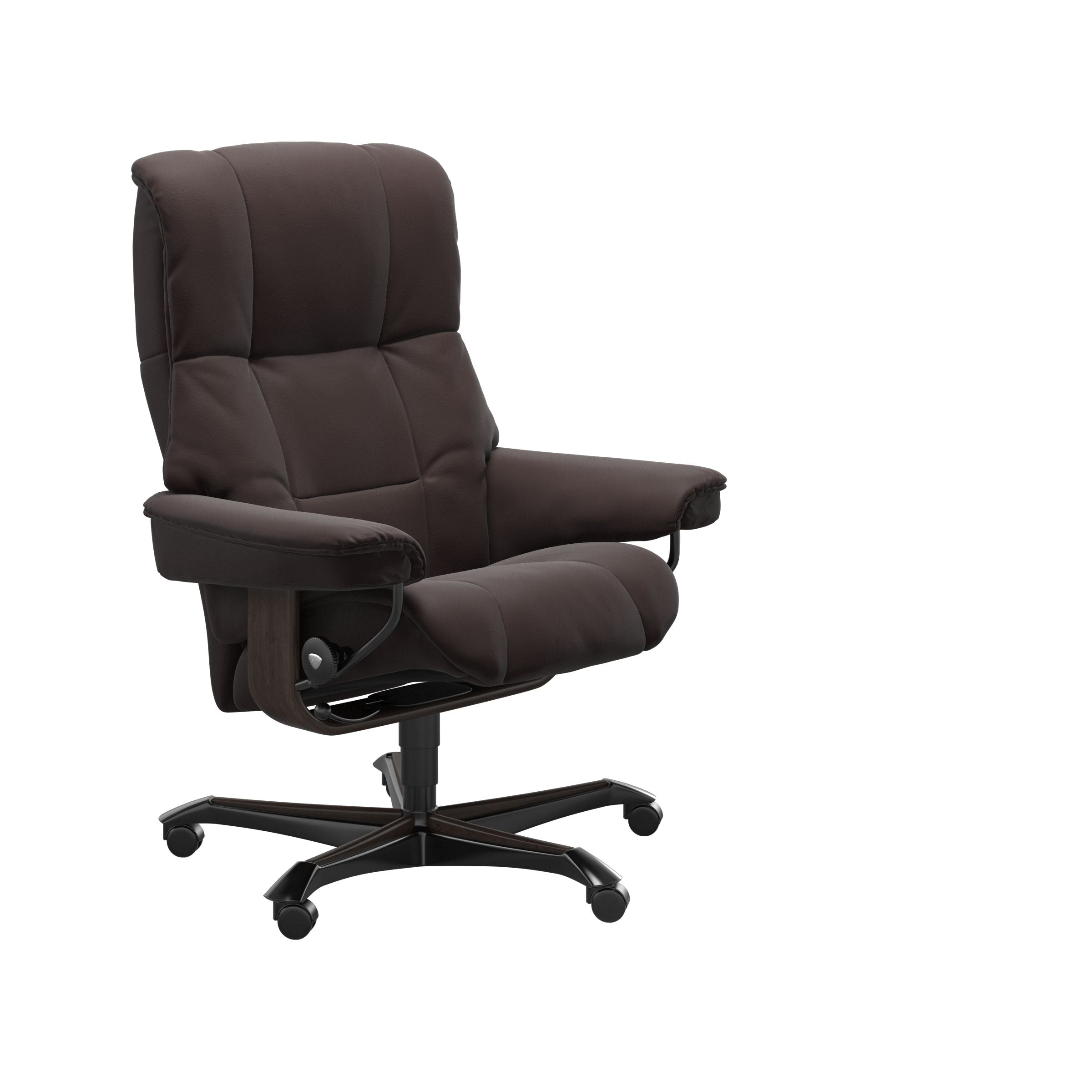 Stressless Mayfair Home Office Chair — Paloma Chocolate