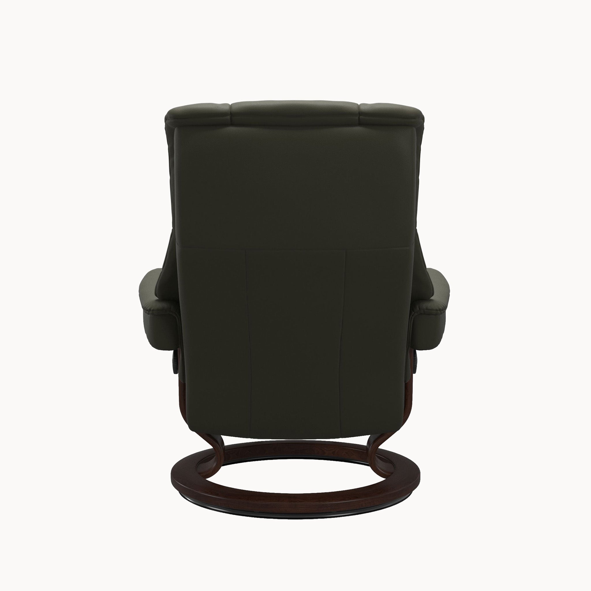 Stressless Mayfair Classic Base Chair & Ottoman - Paloma Dark Olive
