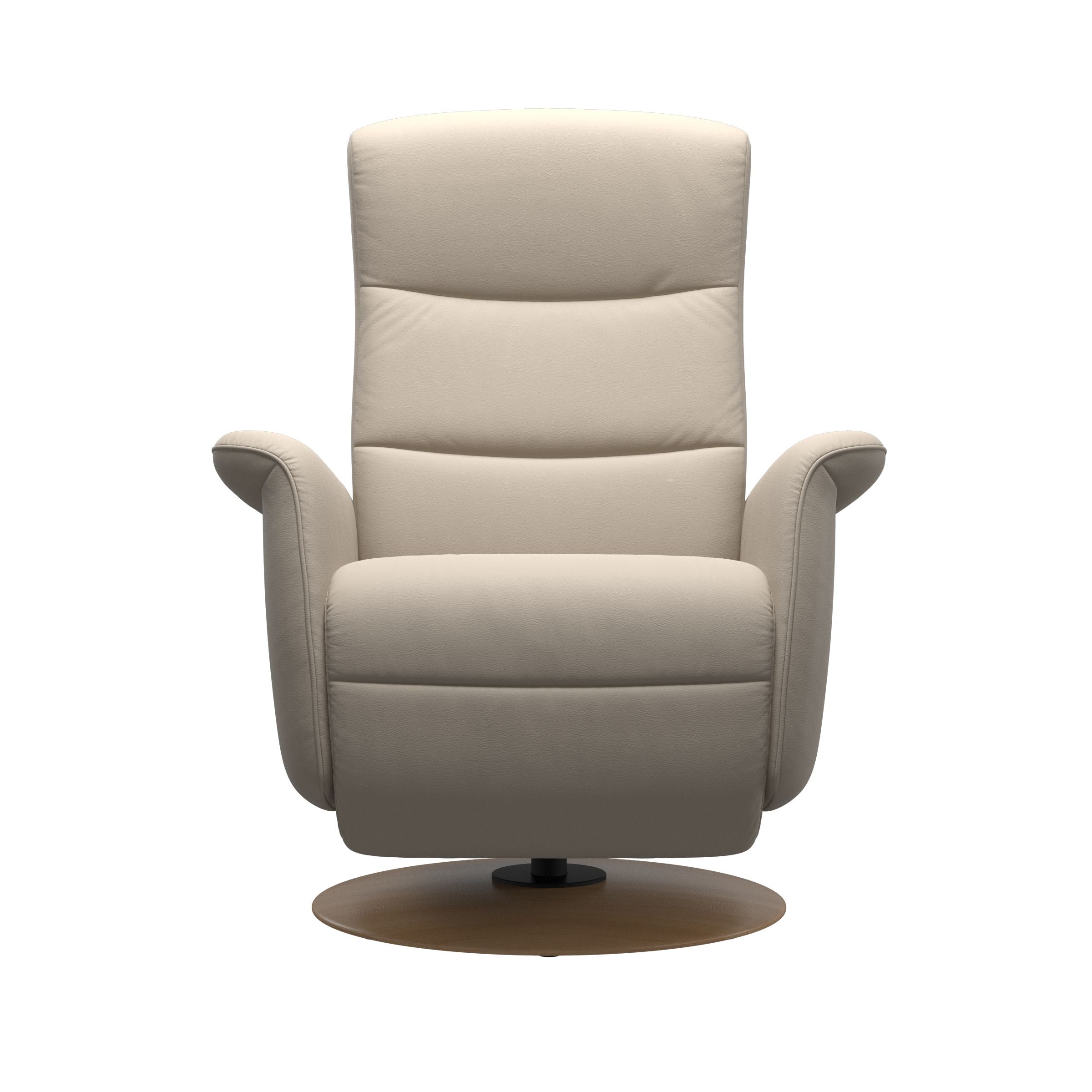 Stressless Mike Moon Base Recliner — Paloma Fog