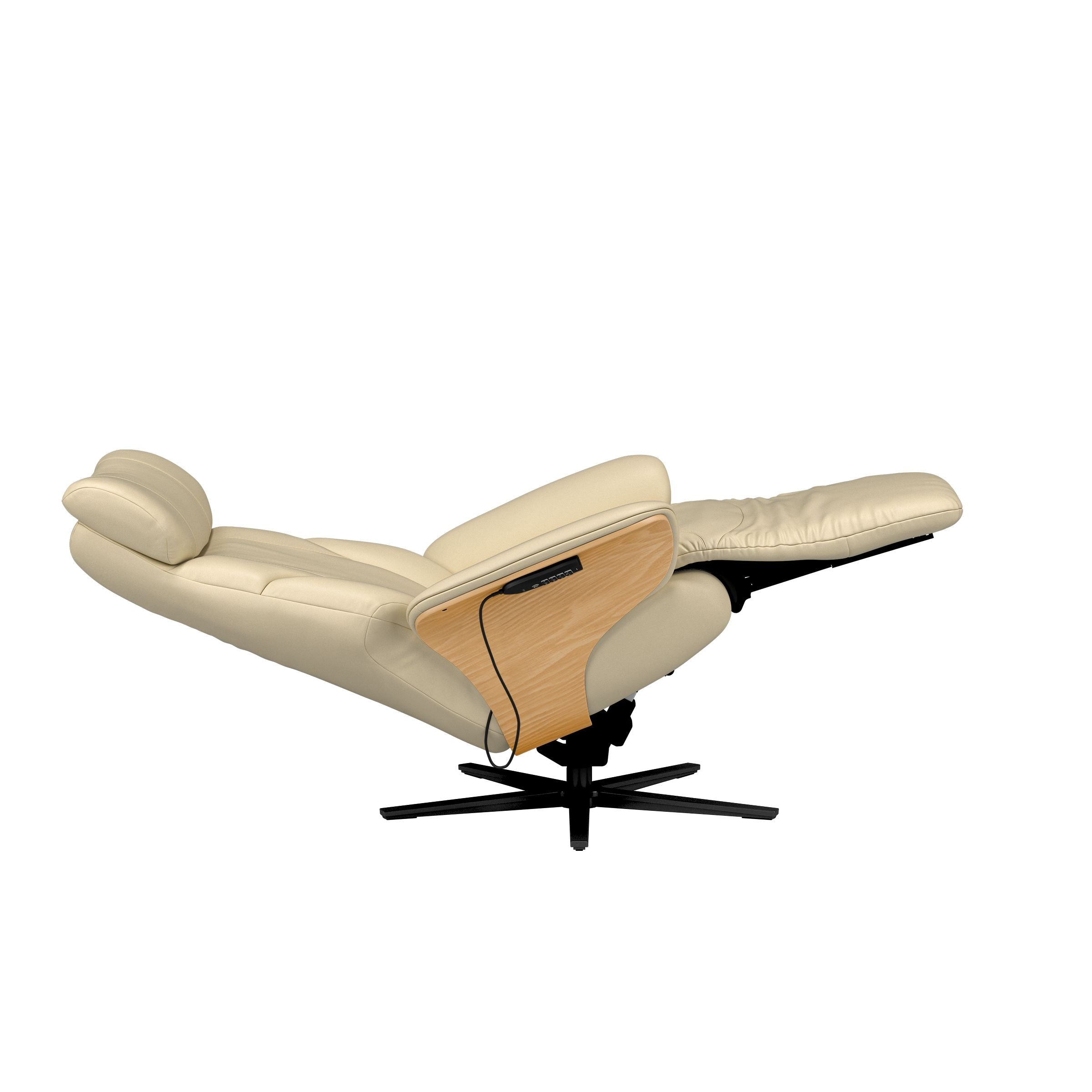 Stressless Adam Disc Base Recliner — Paloma Light Grey