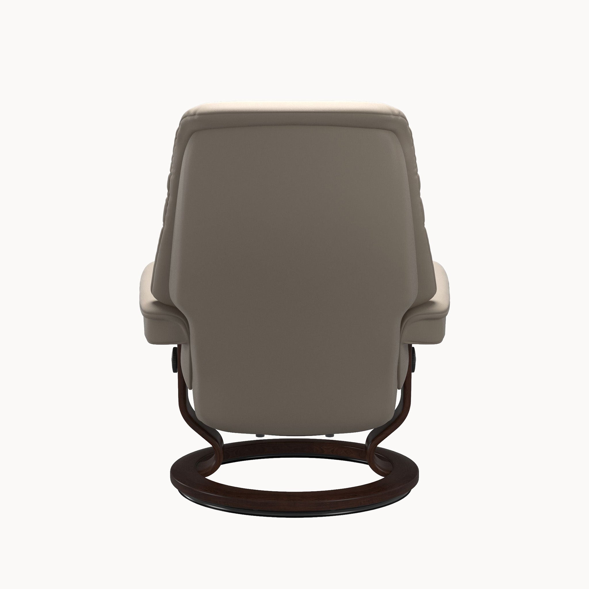 Stressless Sunrise Classic Base Chair & Ottoman - Paloma Mushroom