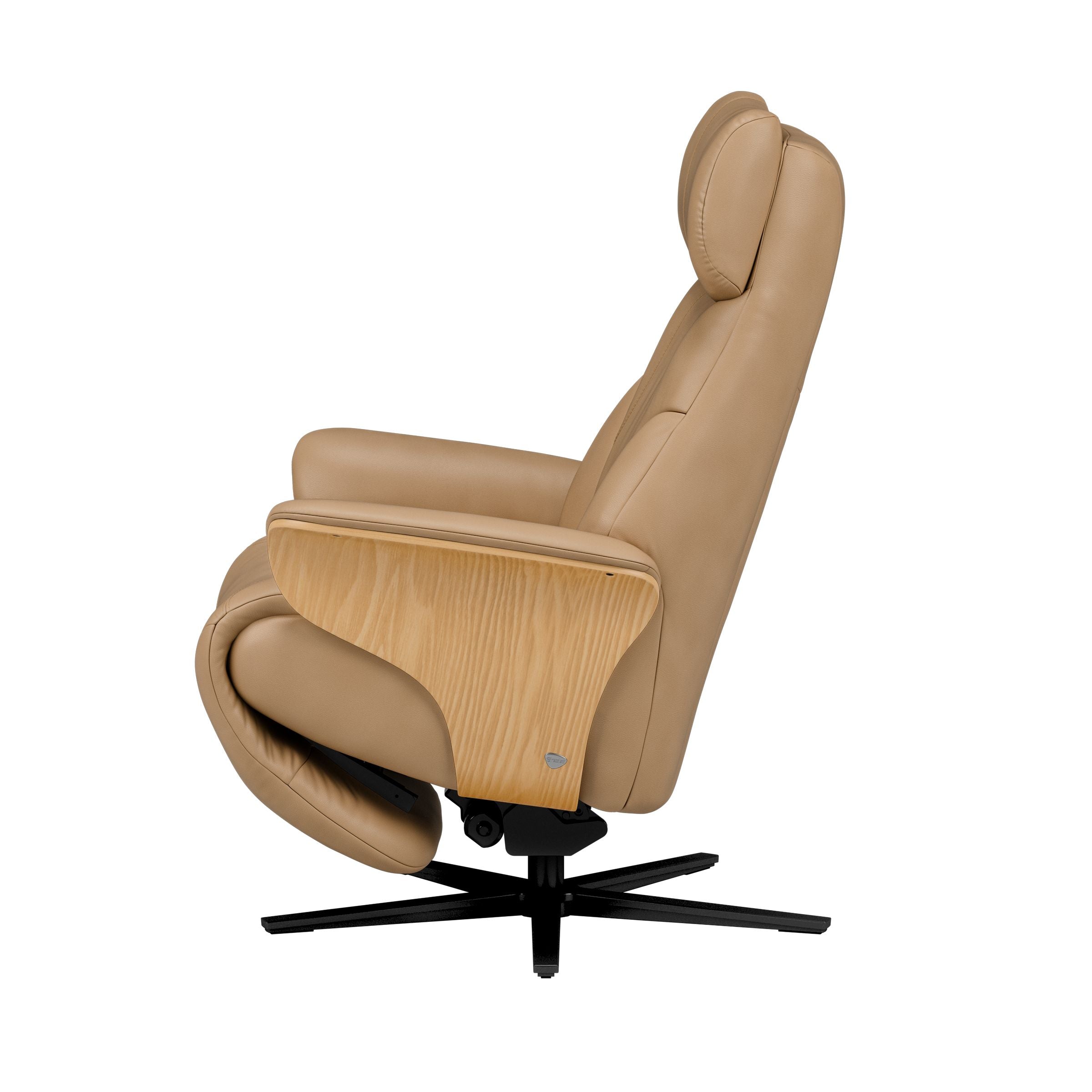 Stressless Adam Disc Base Recliner — Paloma Sand