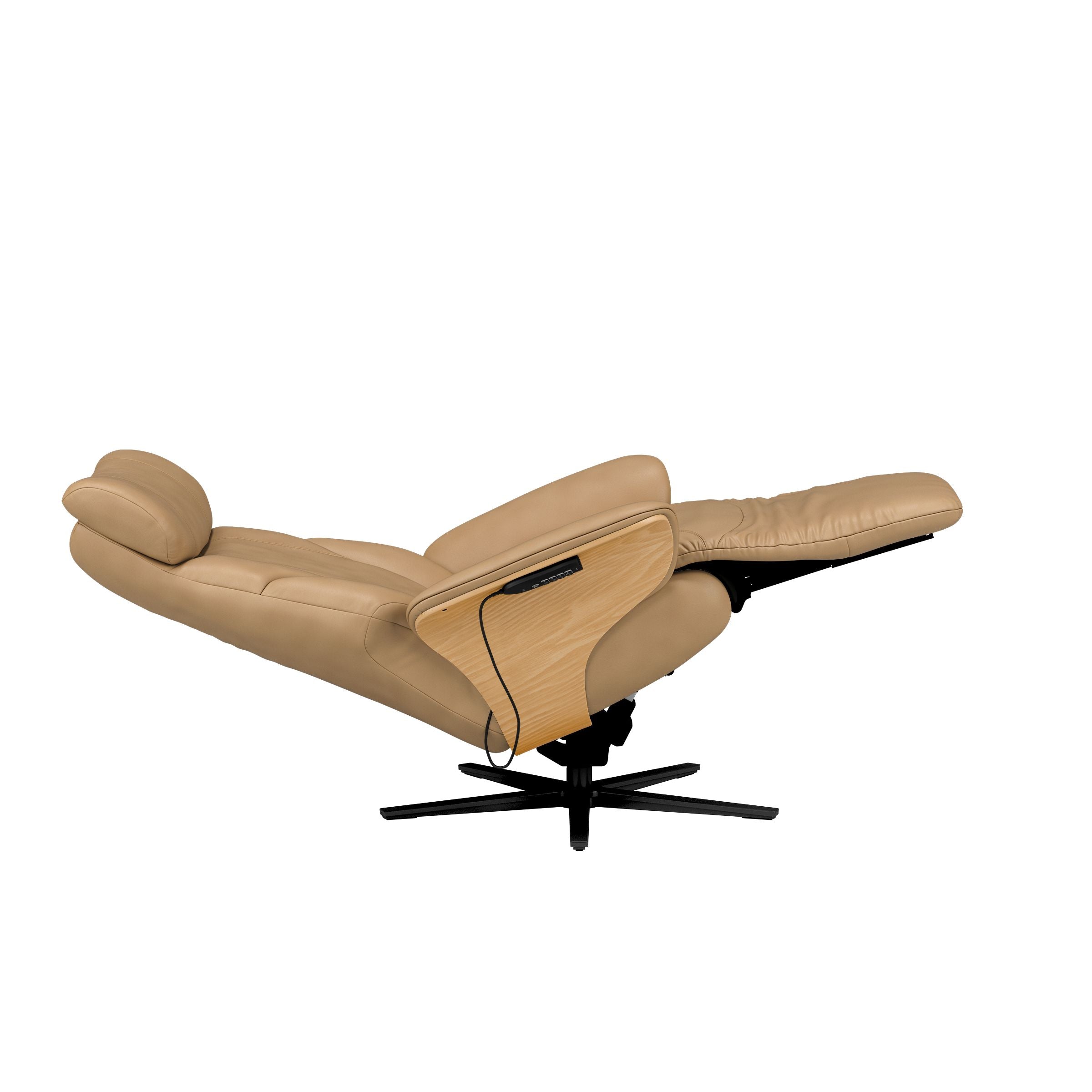 Stressless Adam Disc Base Recliner — Paloma Sand
