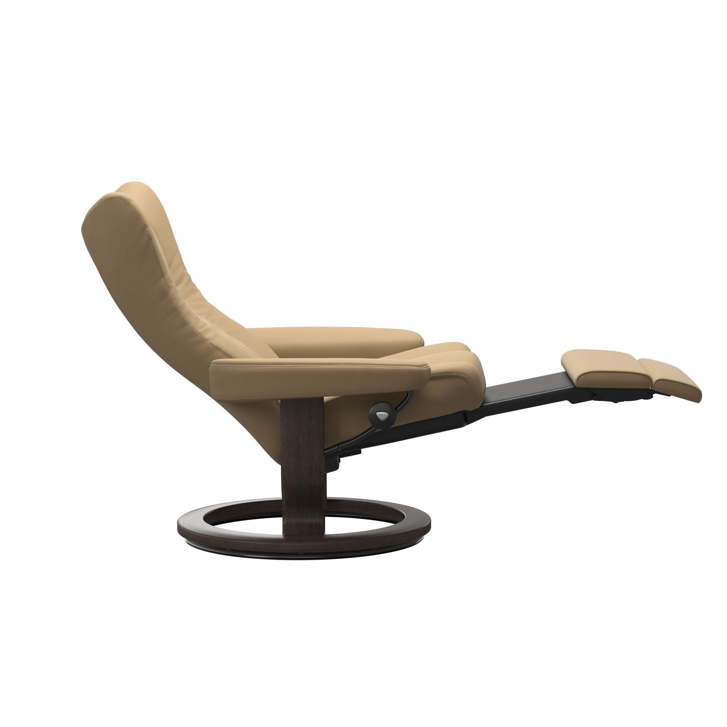 Stressless Wing Power Recliner — Paloma Sand