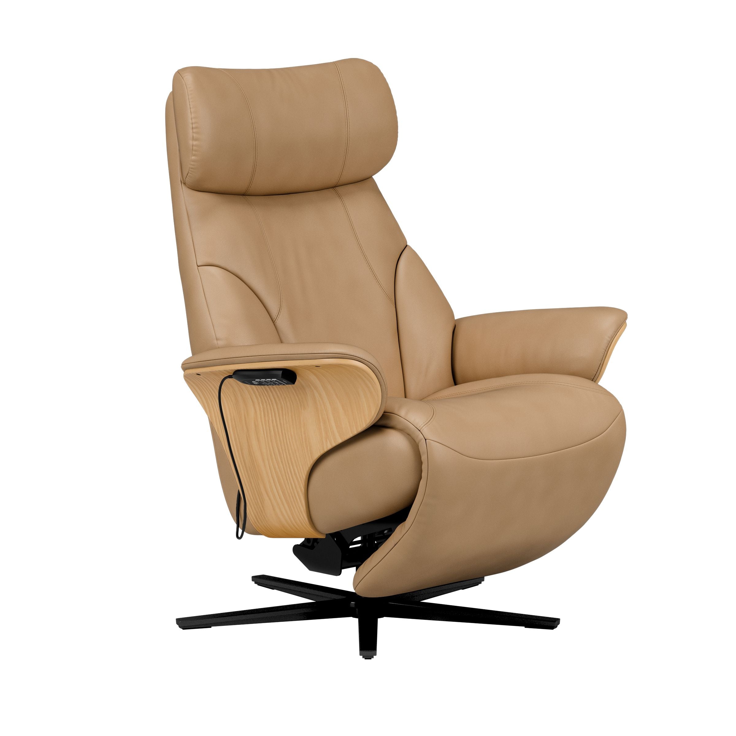 Stressless Adam Disc Base Recliner — Paloma Sand