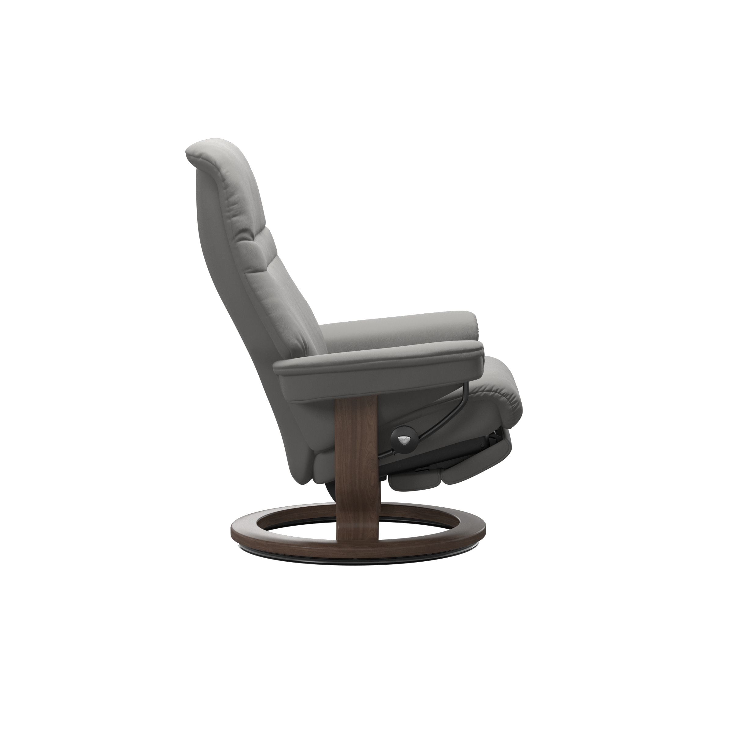 Stressless Sunrise Power Recliner — Paloma Silver Grey