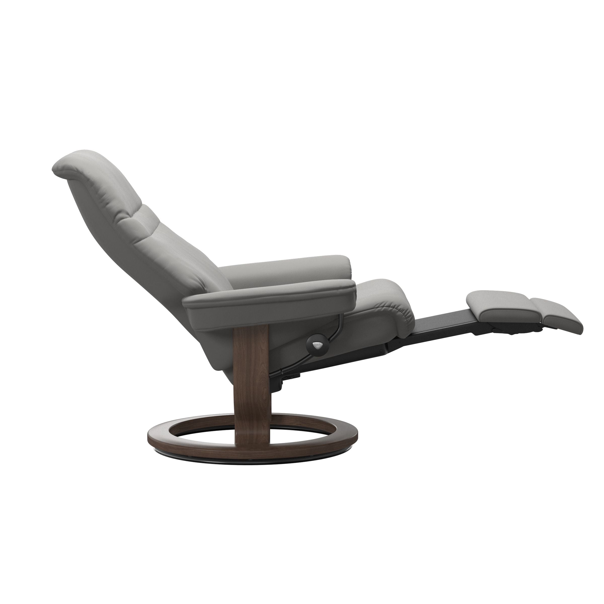 Stressless Sunrise Power Recliner — Paloma Silver Grey