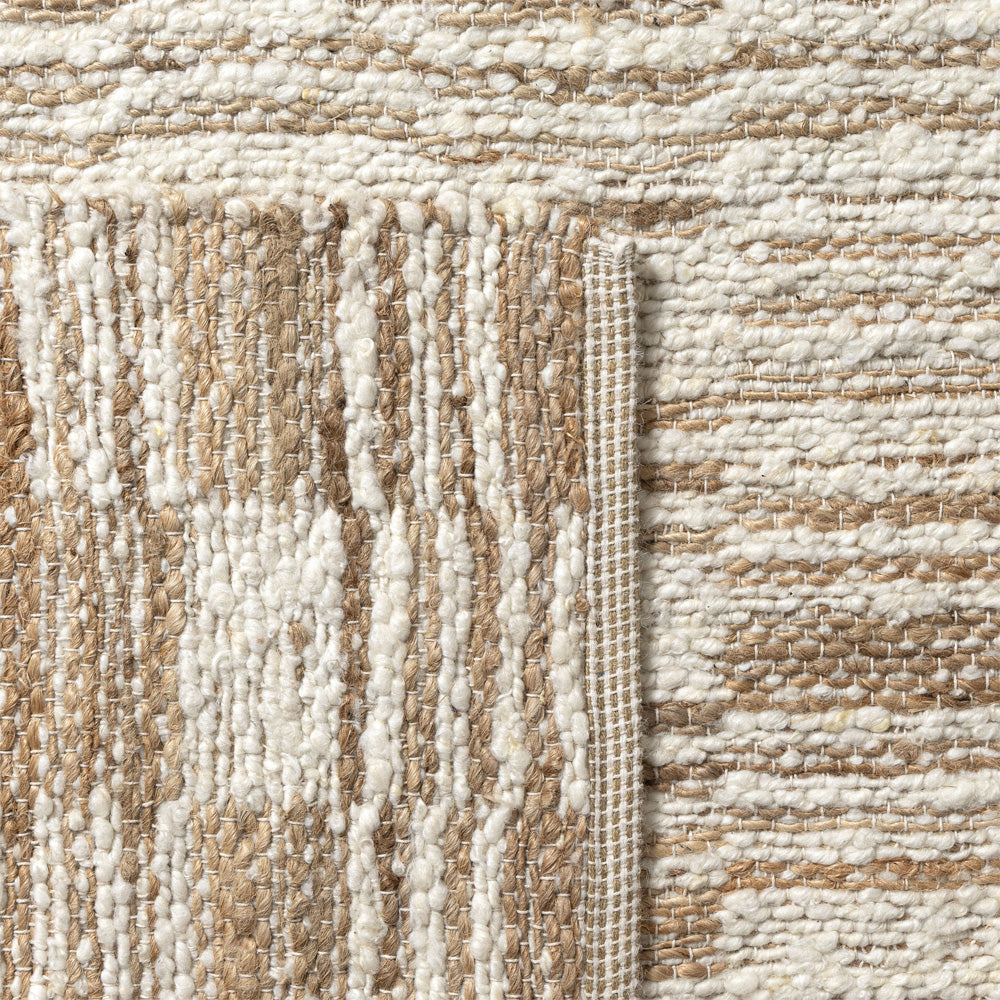 LR Home Pampas Rug — Beige / Ivory