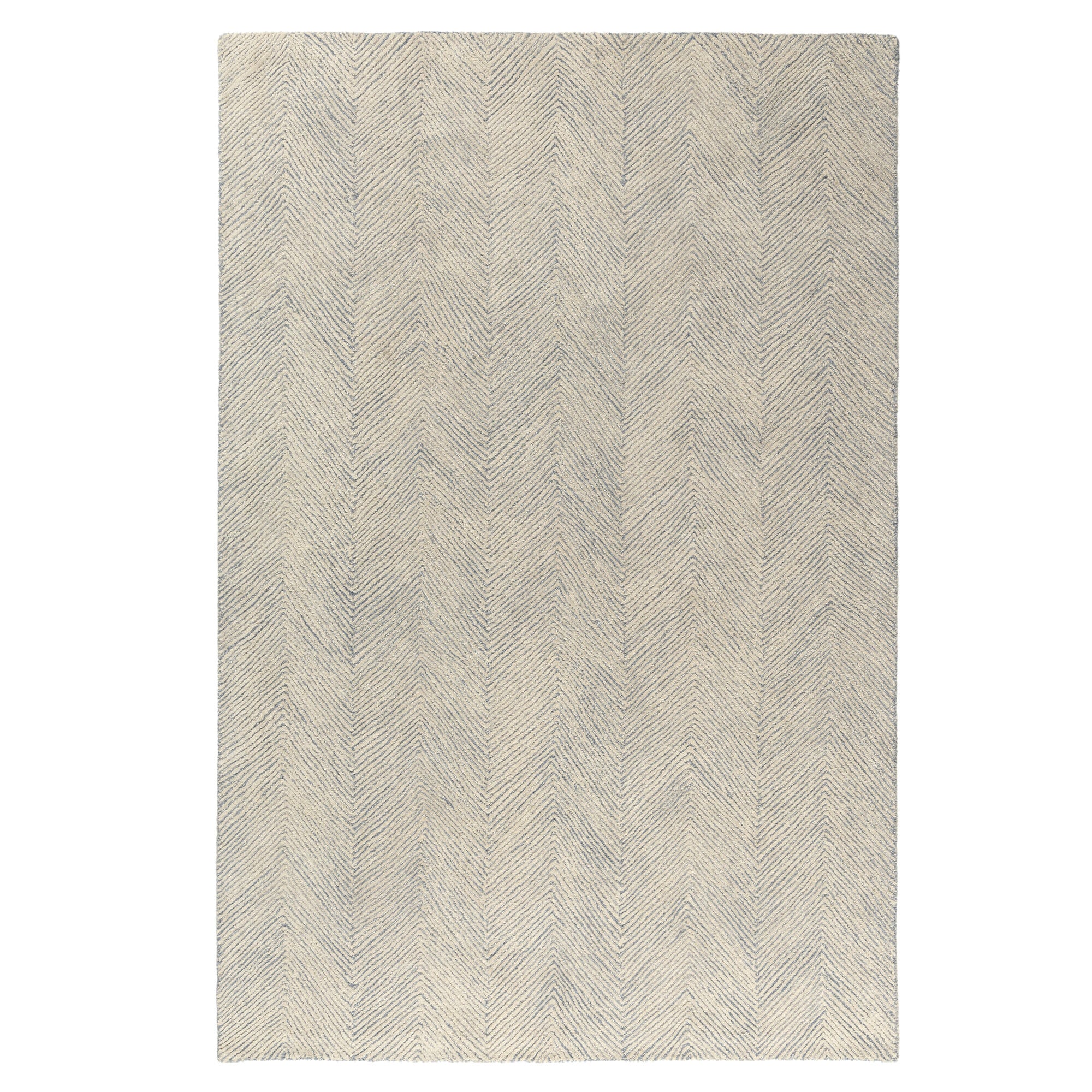 LR Home Scapes Rug — Blue / Ivory