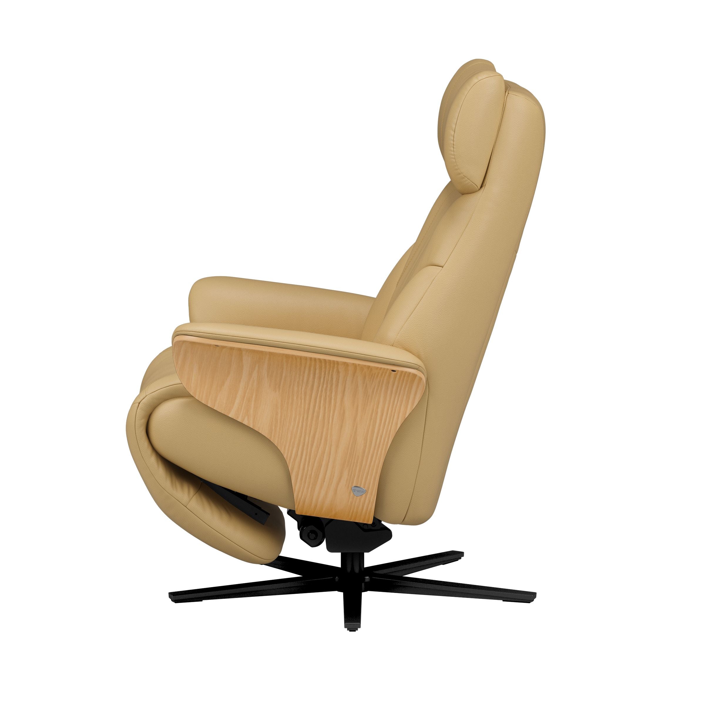 Stressless Adam Disc Base Recliner — Velaro Beige