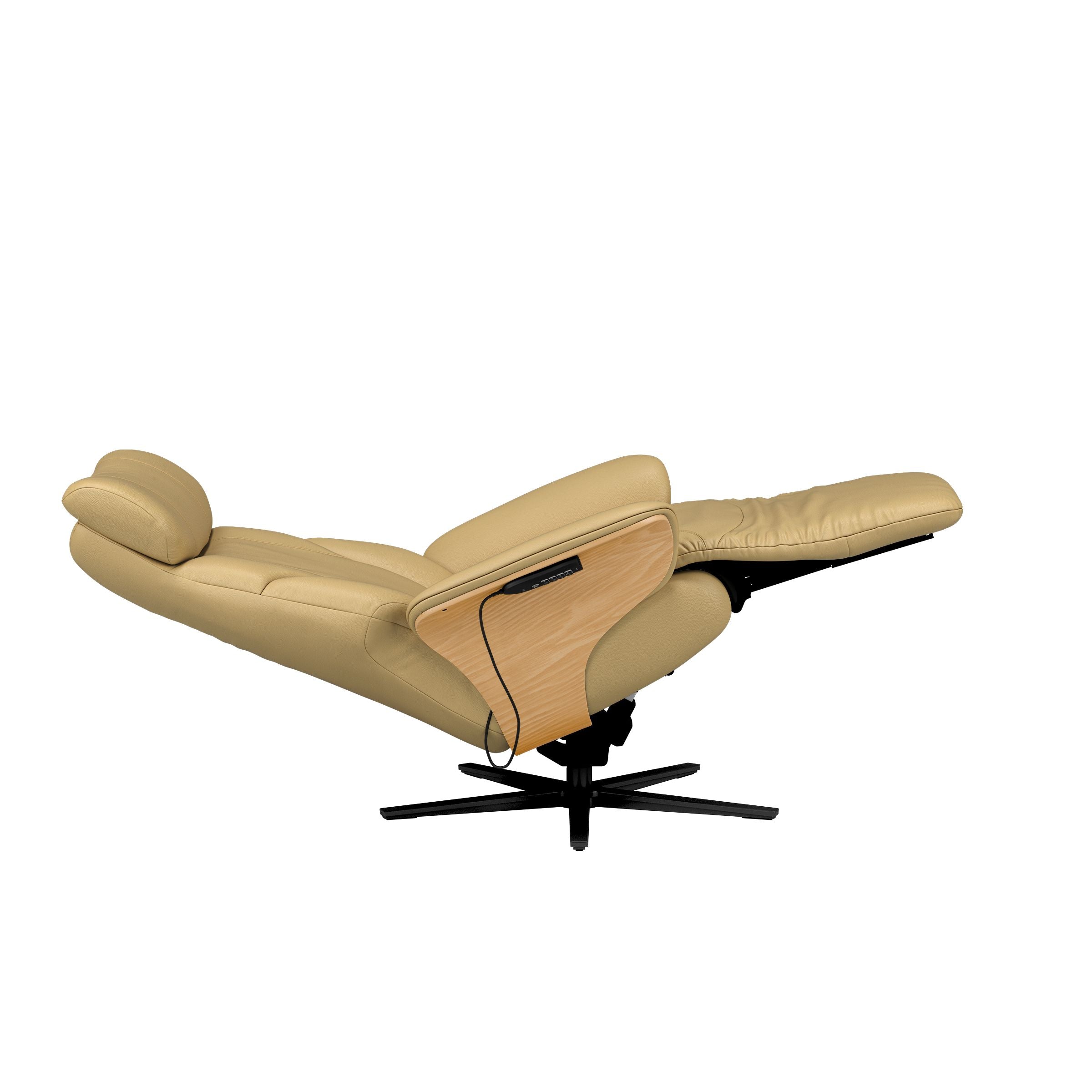 Stressless Adam Disc Base Recliner — Velaro Beige