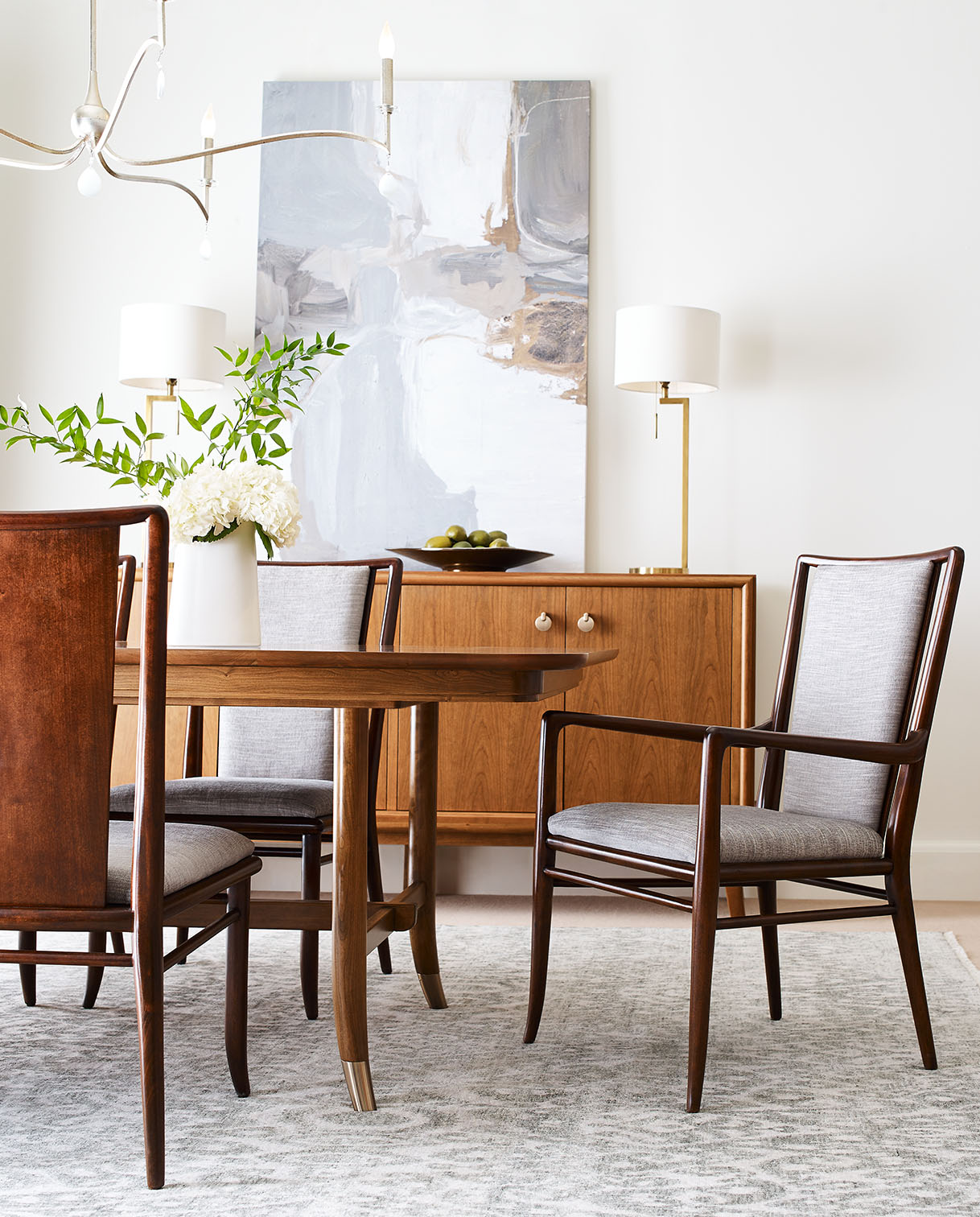 Stickley Martine collection in warm cherry wood